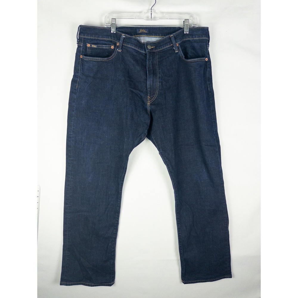 Polo Ralph Lauren Classic Fit Straight Leg Jeans Mens 40x32 Dark Wash Preppy Old